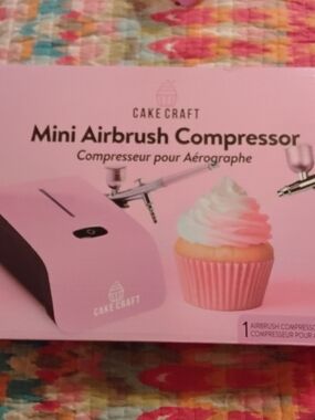 Mini Airbrush Compressor - Pink